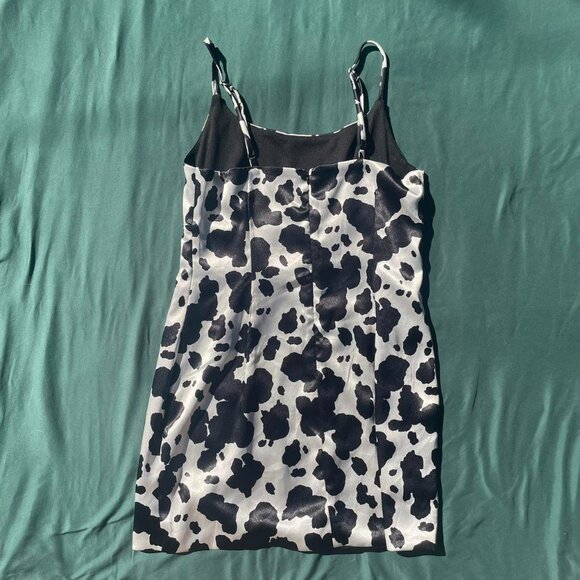 NWOT Wild Fable Silky Cow Mini Dress Size M - Picture 2 of 6